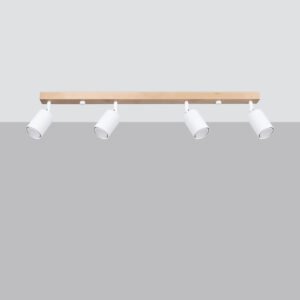 Ceiling Lamp Verdo 4 White Track Lighting Great Lighting UK Ltd