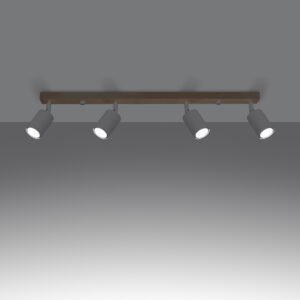 Ceiling Lamp Verdo 4 White Track Lighting Great Lighting UK Ltd