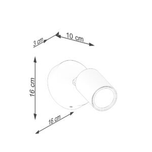 Wall Lamp Verdo Black / Wood Single Wall Lights Great Lighting UK Ltd