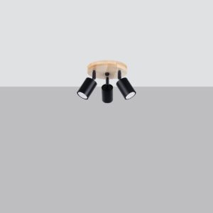 Ceiling Lamp Verdo 3p Black Cluster Ceiling Lights Great Lighting UK Ltd