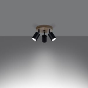 Ceiling Lamp Verdo 3p Black Cluster Ceiling Lights Great Lighting UK Ltd