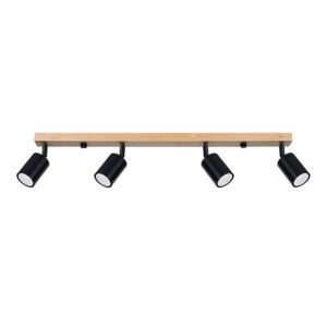 Ceiling Lamp Verdo 4 Black Track Lighting Great Lighting UK Ltd
