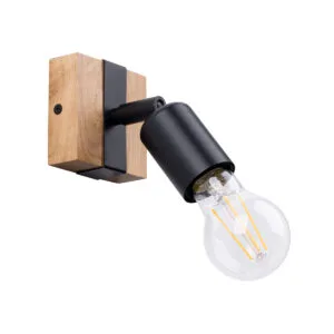 Wooden Wall Light Zuca Black Black Wall Lights Great Lighting UK Ltd
