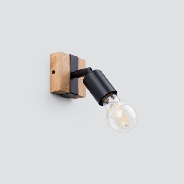 Wall Lamp Zuca Black Single Wall Lights Great Lighting UK Ltd