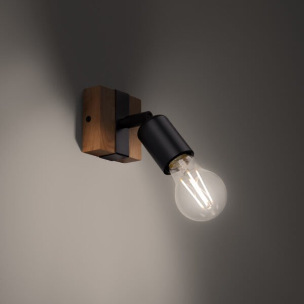 Wall Lamp Zuca Black Single Wall Lights Great Lighting UK Ltd