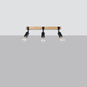 Ceiling Lamp Zuca 3 Black Track Lighting Great Lighting UK Ltd