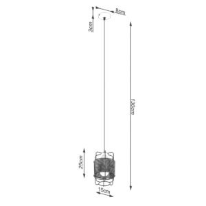 Pendant Lamp Gizur 1 Modern Single Pendants Great Lighting UK Ltd