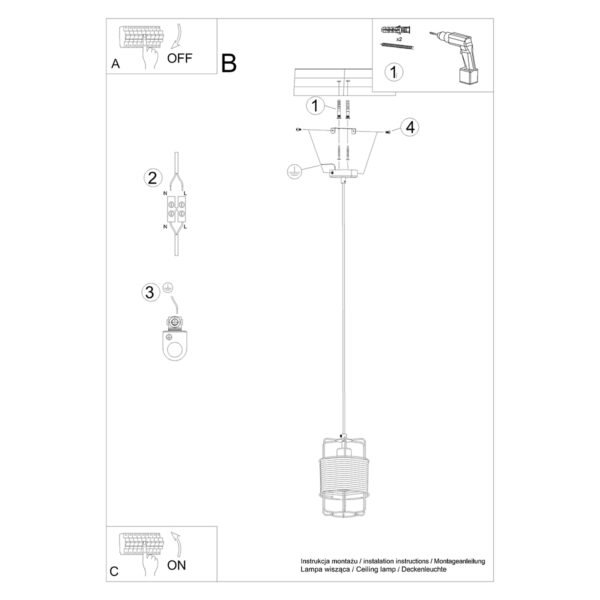 Pendant Lamp Gizur 1 - Image 6
