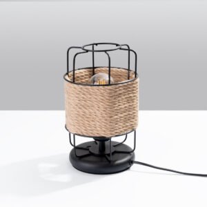 Table Lamp Gizur Black / Cord New Arrivals Great Lighting UK Ltd