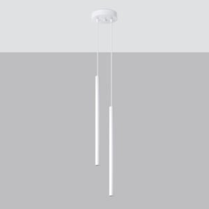 Pendant Lamp Pastelo 2 White Multi Pendants Great Lighting UK Ltd