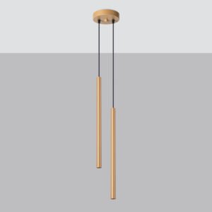 Pendant Lamp Pastelo 2 Gold Multi Pendants Great Lighting UK Ltd
