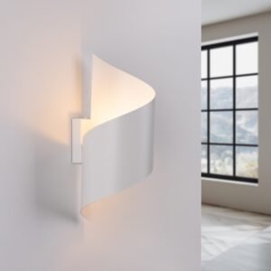 Wall Lamp Talassa White Single Wall Lights Great Lighting UK Ltd