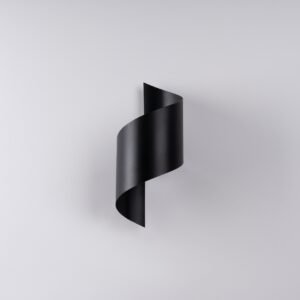 Wall Lamp Talassa Black Single Wall Lights Great Lighting UK Ltd