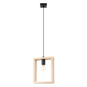 Wooden Pendant Light Aries Natural Scandinavian Style Pendant Lights Great Lighting UK Ltd