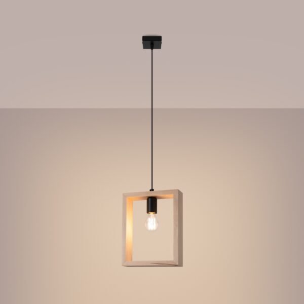 Pendant Lamp Aries Natural Wood - Image 3