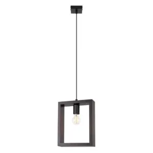 Wooden Pendant Light Aries Dark Scandinavian Style Pendant Lights Great Lighting UK Ltd