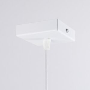 Pendant Lamp Aries White Modern Single Pendants Great Lighting UK Ltd