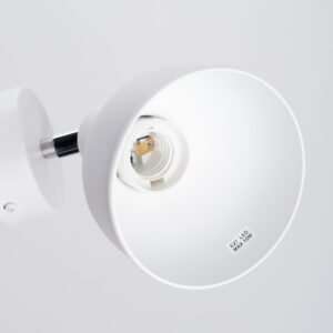 Wall Lamp Elba White Single Wall Lights Great Lighting UK Ltd