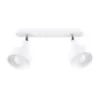 Elba Twin Ceiling Light - White Cluster Ceiling Lights Great Lighting UK Ltd