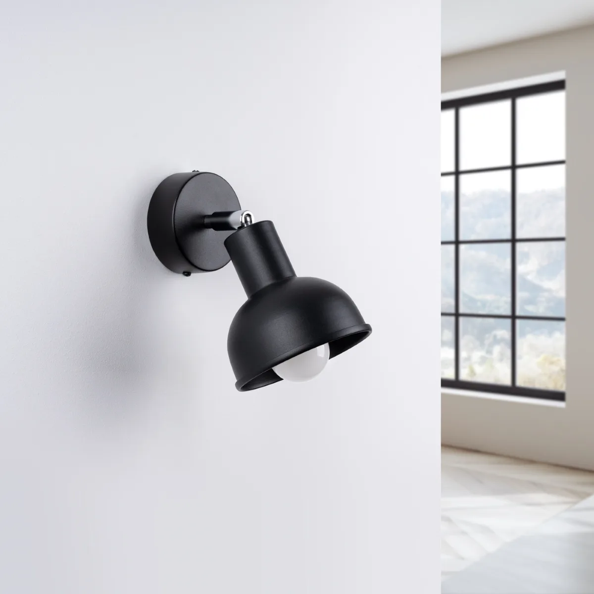 Elba Wall Light - Black Bedroom Wall Lights Great Lighting UK Ltd