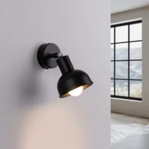 Elba Wall Light - Black Bedroom Wall Lights Great Lighting UK Ltd