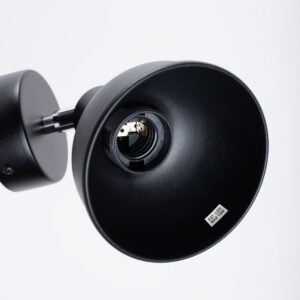 Wall Lamp Elba Black Single Wall Lights Great Lighting UK Ltd