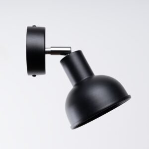 Wall Lamp Elba Black Single Wall Lights Great Lighting UK Ltd