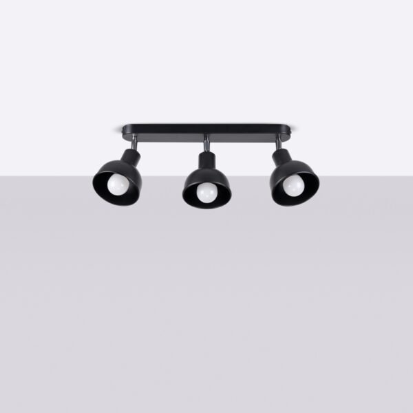 Ceiling Lamp Elba 3 Black - Image 2