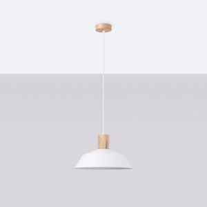 Pendant Lamp Fano White Modern Single Pendants Great Lighting UK Ltd
