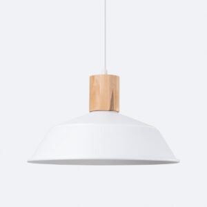 Pendant Lamp Fano White Modern Single Pendants Great Lighting UK Ltd