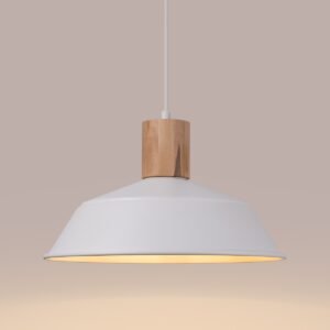Pendant Lamp Fano White Modern Single Pendants Great Lighting UK Ltd