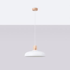 Pendant Lamp Indy White Modern Single Pendants Great Lighting UK Ltd