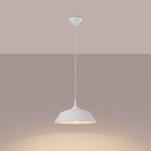Pendant Lamp Frika White Modern Single Pendants Great Lighting UK Ltd