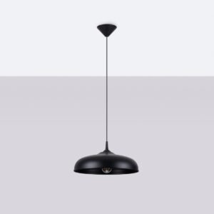 Pendant Lamp Gina Black Modern Single Pendants Great Lighting UK Ltd