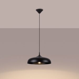 Pendant Lamp Gina Black Modern Single Pendants Great Lighting UK Ltd
