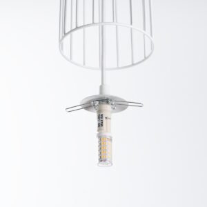 Pendant Lamp Brina 1 White Modern Single Pendants Great Lighting UK Ltd
