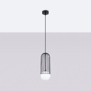 Pendant Lamp Brina 1 Black Modern Single Pendants Great Lighting UK Ltd