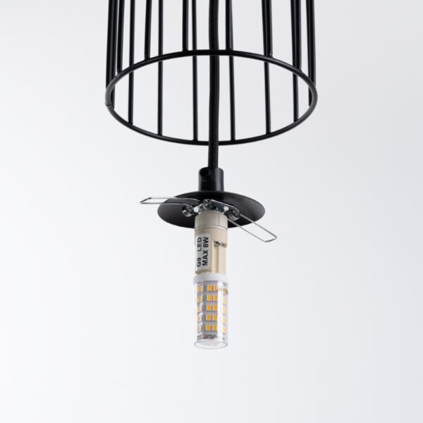 Pendant Lamp Brina 1 Black Modern Single Pendants Great Lighting UK Ltd