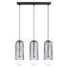 Pendant Lamp Brina 3l Black Multi Pendants Great Lighting UK Ltd