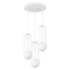 Pendant Lamp Brina 3p White Multi Pendants Great Lighting UK Ltd