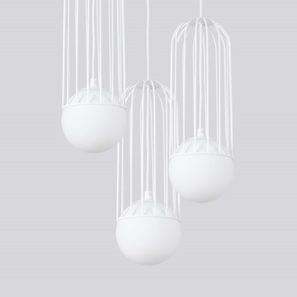 Pendant Lamp Brina 3p White - Image 4