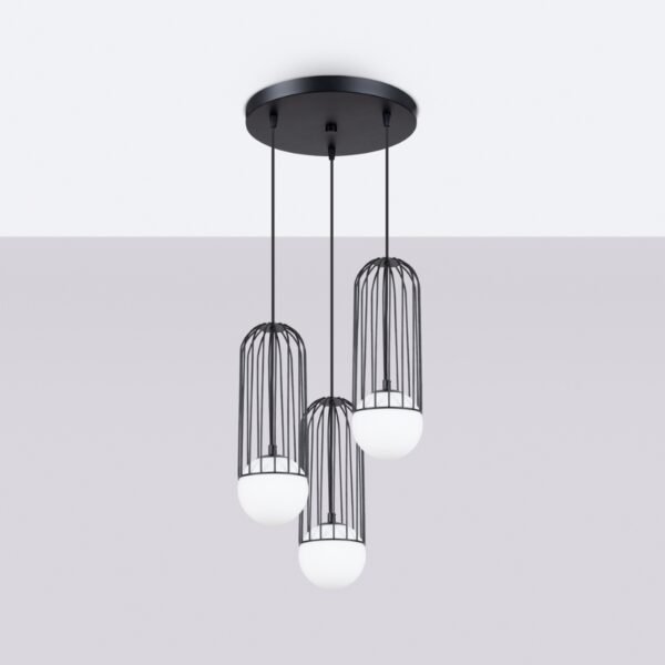 Pendant Lamp Brina 3p Black - Image 2