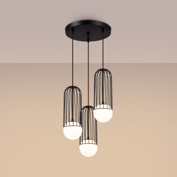 Pendant Lamp Brina 3p Black - Image 3