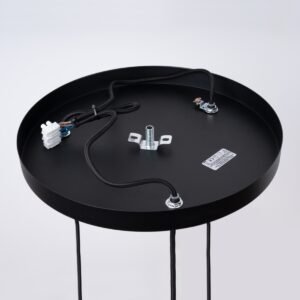 Pendant Lamp Brina 3p Black Multi Pendants Great Lighting UK Ltd