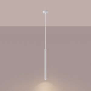 Pendant Lamp Arche 1 White Modern Single Pendants Great Lighting UK Ltd