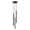 Arche 3-Light Pendant - Black Cylinder & Pendant Clusters Great Lighting UK Ltd