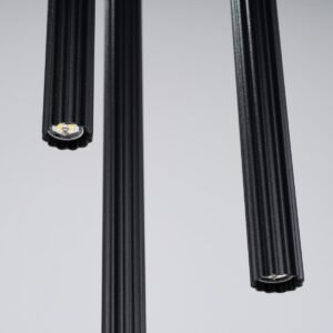 Pendant Lamp Arche 3p Black Multi Pendants Great Lighting UK Ltd