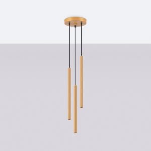 Pendant Lamp Arche 3p Gold Multi Pendants Great Lighting UK Ltd