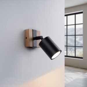 Wall Lamp Fager 1 Black Single Wall Lights Great Lighting UK Ltd