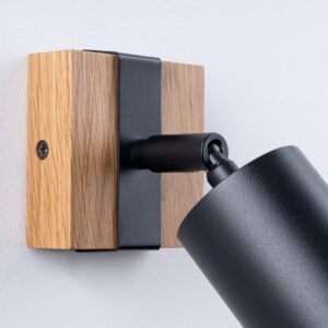Wall Lamp Fager 1 Black Single Wall Lights Great Lighting UK Ltd